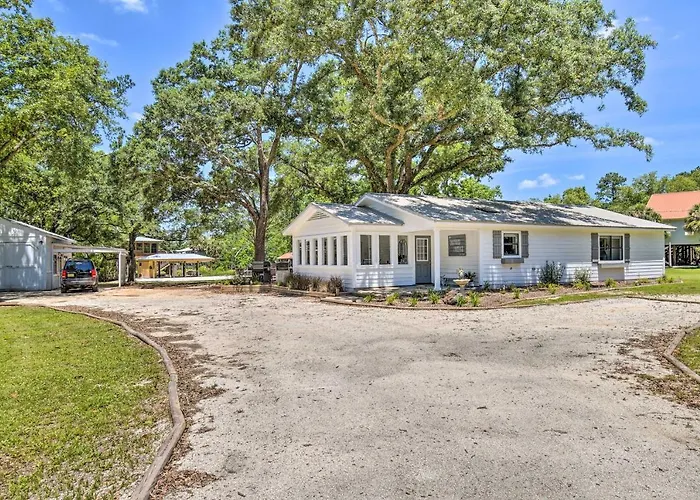 Riverside New Magnolia Springs Home W/ Dock, Beach